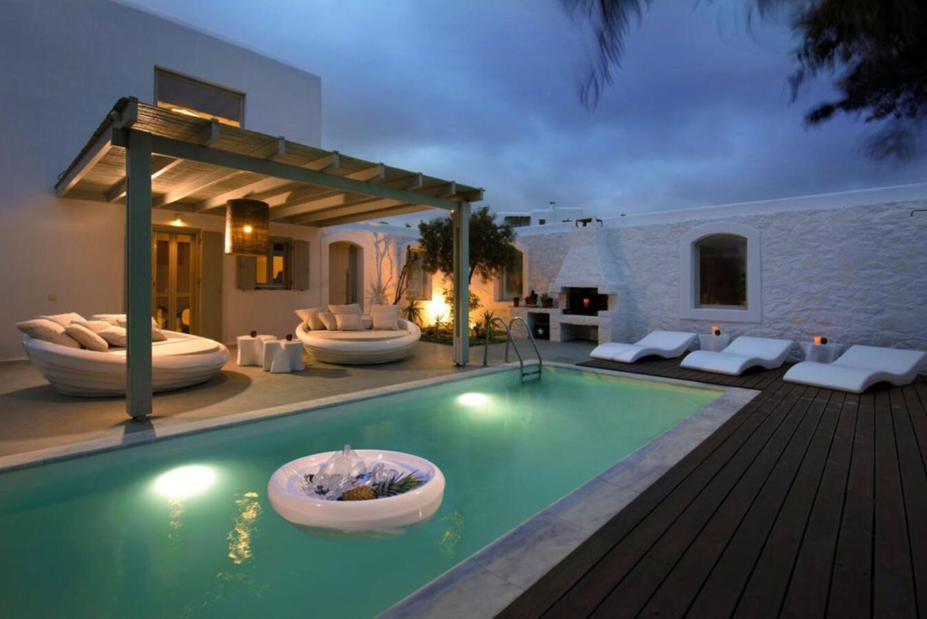 Villa Dafni 4Bed With Pool In Kalafatis Spilia Mykonos Town Zewnętrze zdjęcie