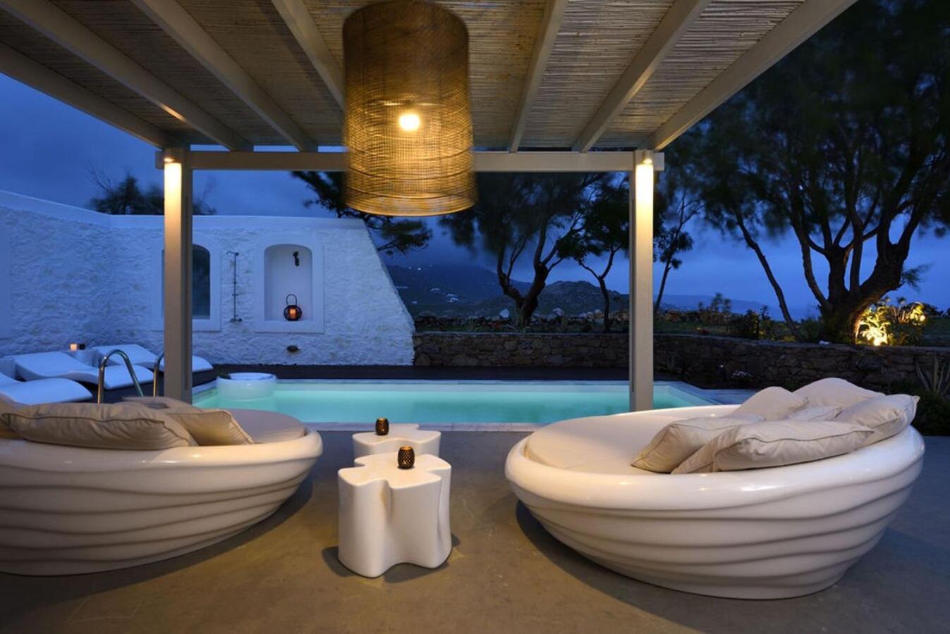 Villa Dafni 4Bed With Pool In Kalafatis Spilia Mykonos Town Zewnętrze zdjęcie