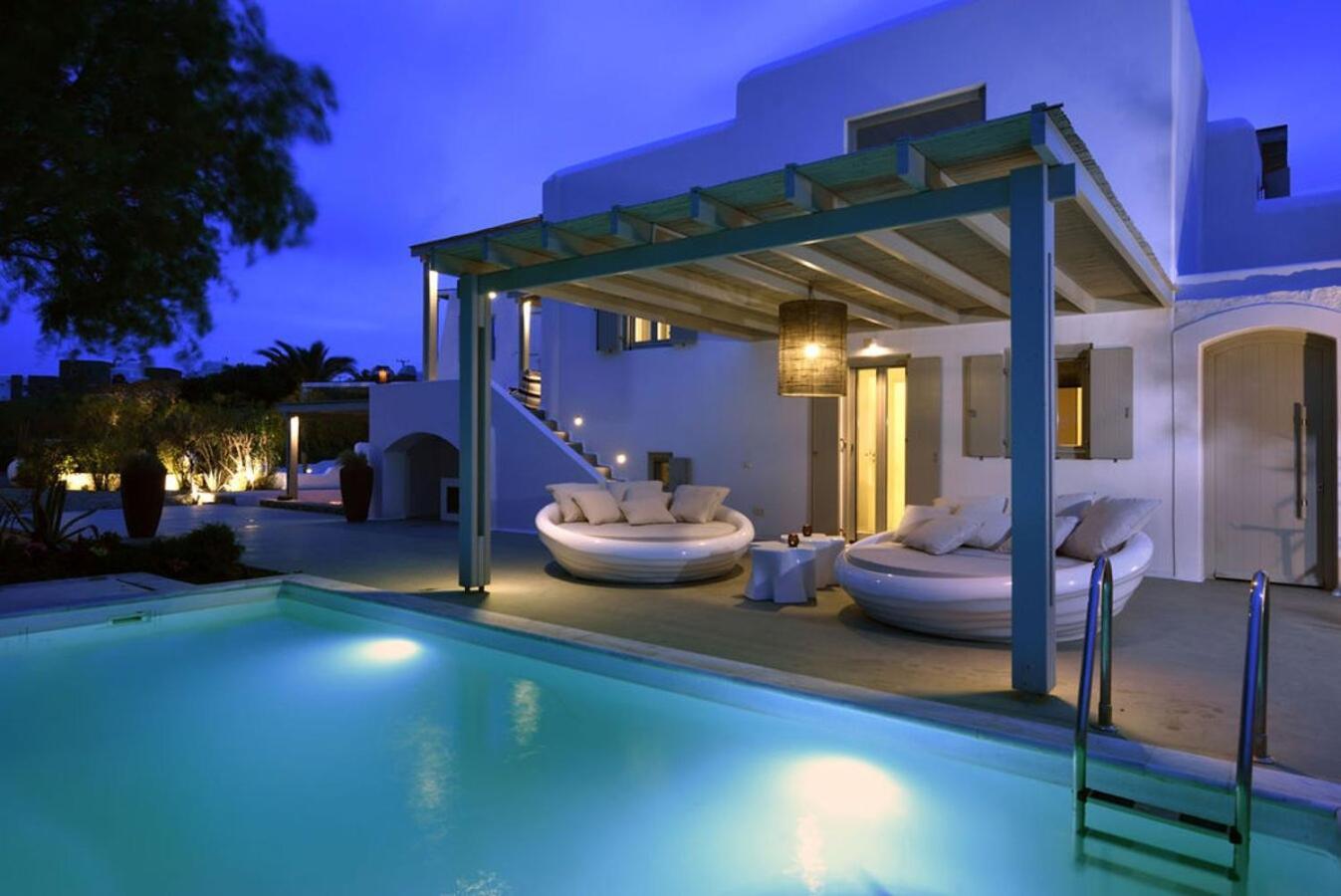 Villa Dafni 4Bed With Pool In Kalafatis Spilia Mykonos Town Zewnętrze zdjęcie