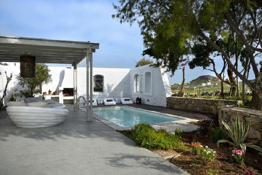 Villa Dafni 4Bed With Pool In Kalafatis Spilia Mykonos Town Zewnętrze zdjęcie